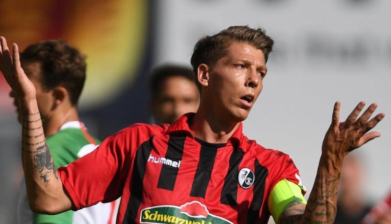 Wechselt vom SC Freiburg zu Hannover 96 in die zweite Bundesliga: Mike Frantz. Wechselt vom SC Freiburg zu Hannover 96 in die zweite Bundesliga: Mike Frantz.