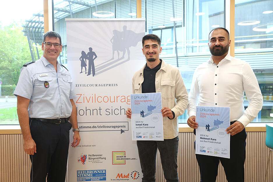 Mut, der bewegt: Die Preisträger der Aktion werden in Bad Rappenau geehrt.