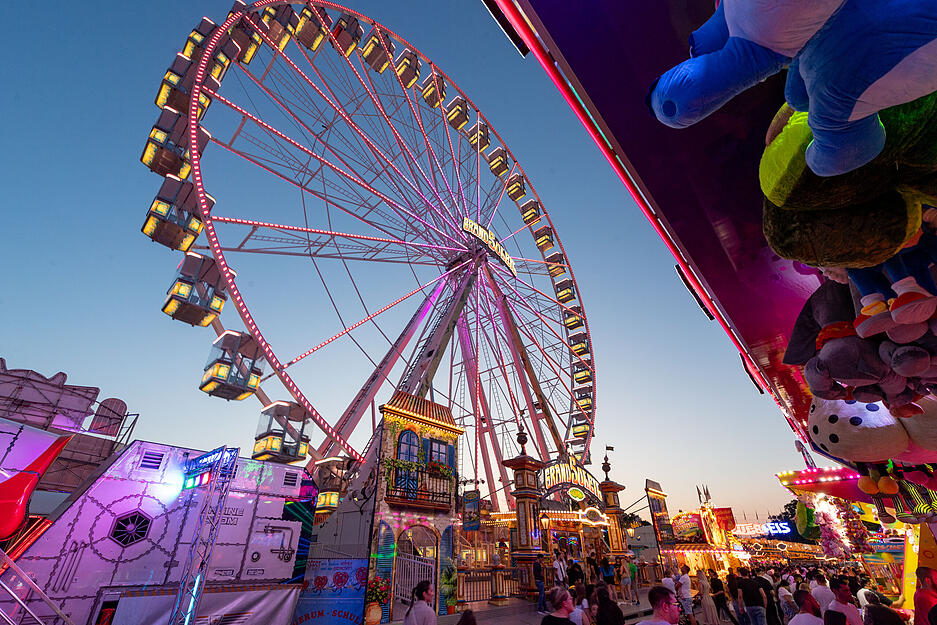 Eröffnungswochenende des Heilbronner Volksfestes mit Fassanstich