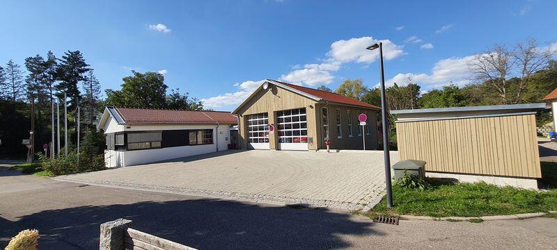 Feuerwehrstützpunkt im Öhringer Ortsteil Baumerlenbach Feuerwehrstützpunkt im Öhringer Ortsteil Baumerlenbach