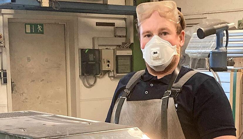 Mechanische Metallbearbeitung ist der Bereich, in dem Thomas Rommel bei der Brackenheimer Firma Tagö vorzugsweise eingesetzt wird. Foto: Jürgen Paul