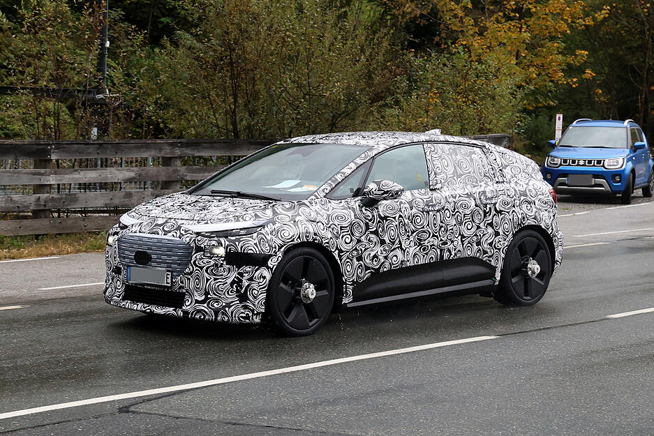Prototyp des neuen E-Autos von Audi entdeckt.