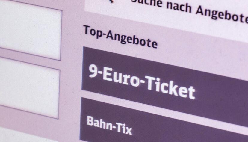 Mit einem 9-Euro-Ticket können die Fahrgäste im Juni, Juli und August für jeweils 9 Euro bundesweit im öffentlichen Nah- und Regionalverkehr fahren.