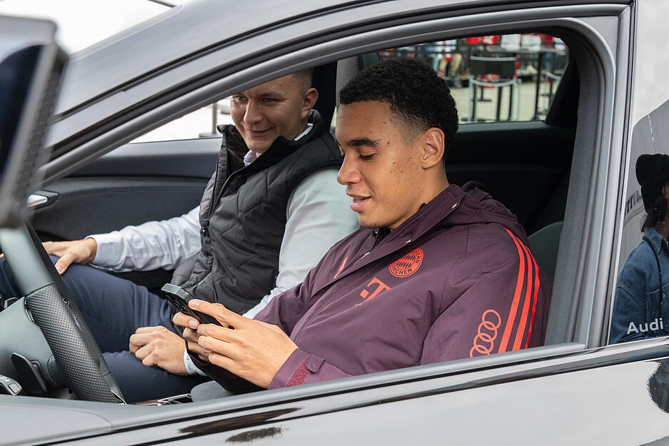 Sitzprobe von Jamal Musiala.