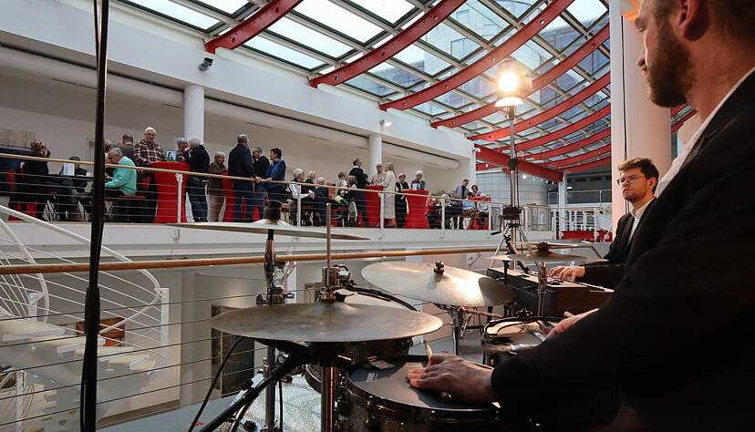 Die Band Sunny Side Jazz Trio spielt beim Katerfrühstück Die Band Sunny Side Jazz Trio spielt beim Katerfrühstück