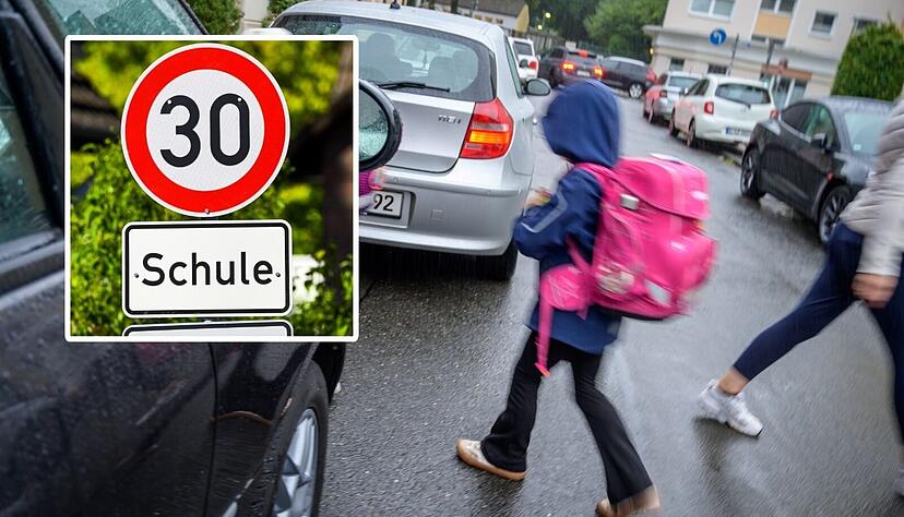 Zur Sicherheit der Schüler führte die Polizei verstärkt Kontrollen durch.