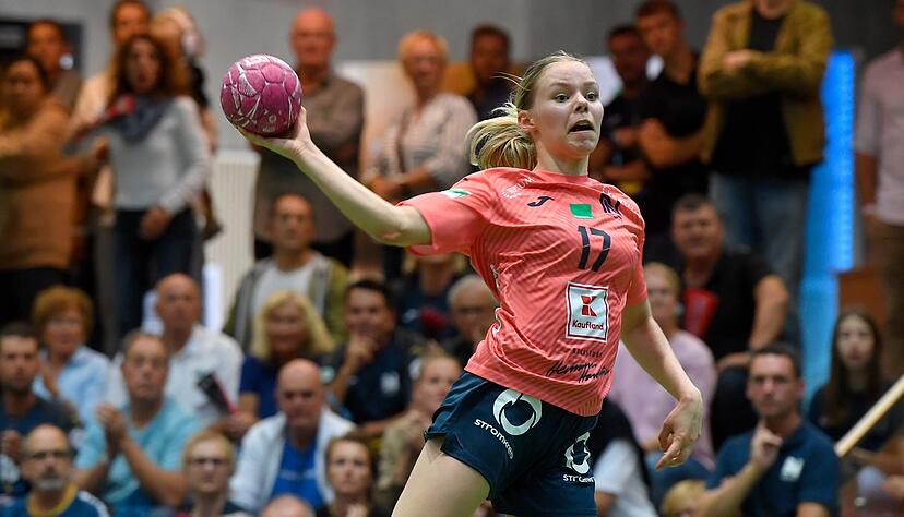 Neckarsulms Lin Johannsen zählt zu den wenigen Spielerinnen, die derzeit fit sind.