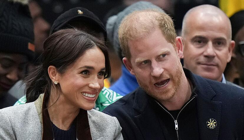 Bald wieder gemeinsam in London? Meghan und Harry - hier beim Besuch eines Rollstuhlbasketballspiels im Februar im kanadischen Vancouver. (Archivbild)