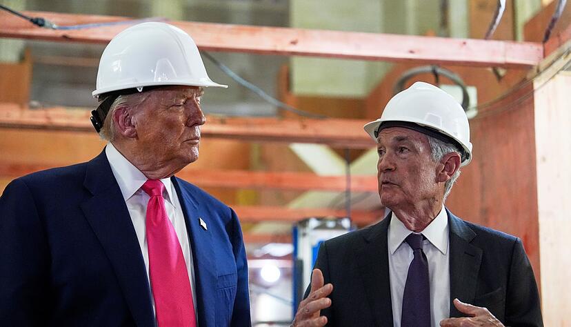 Trump beleidigt seit Monaten Fed-Chef Powell, weil er nicht die Zinsen senkt. (Archivbild) Trump beleidigt seit Monaten Fed-Chef Powell, weil er nicht die Zinsen senkt. (Archivbild)