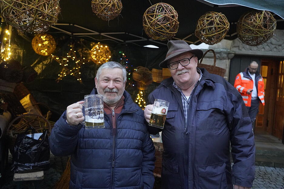 Noch bis Sonntagabend können Gäste den Weihnachtsmarkt besuchen. Noch bis Sonntagabend können Gäste den Weihnachtsmarkt besuchen.