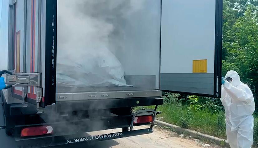 Russland fordert von der Ukraine die Abnahme von Tausenden Leichen gefallener Soldaten.