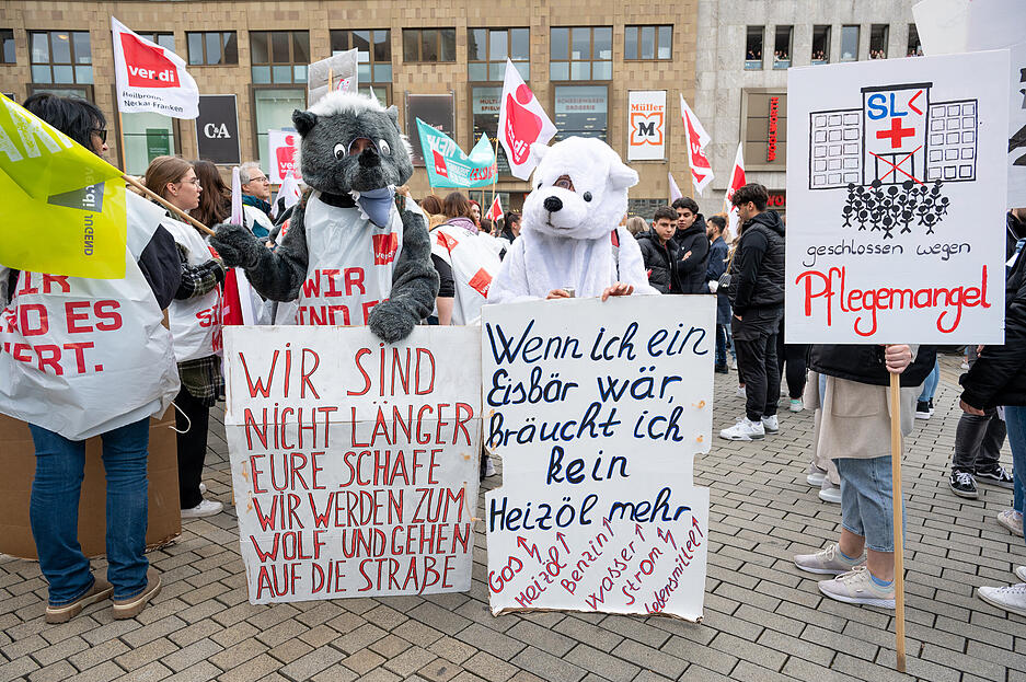 Verdi-Kundgebung in Heilbronn