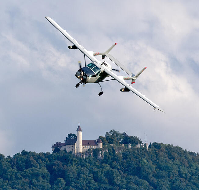 Beim Oldtimer-Fliegertreffen in Kirchheim unter Teck kamen Fans der Szene voll auf ihre Kosten.