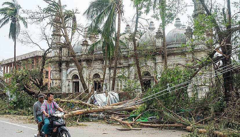 Der Kategorie-5-Zyklon «Mocha» hat im Mai in Teilen von Myanmar und Bangladesch schwere Verwüstungen angerichtet.