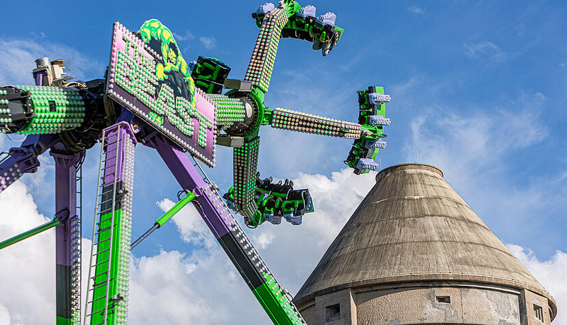 Hoch hinaus: Die Verantwortlichen der Fahrgeschäfte sind geteilter Meinung zur Veranstaltung.