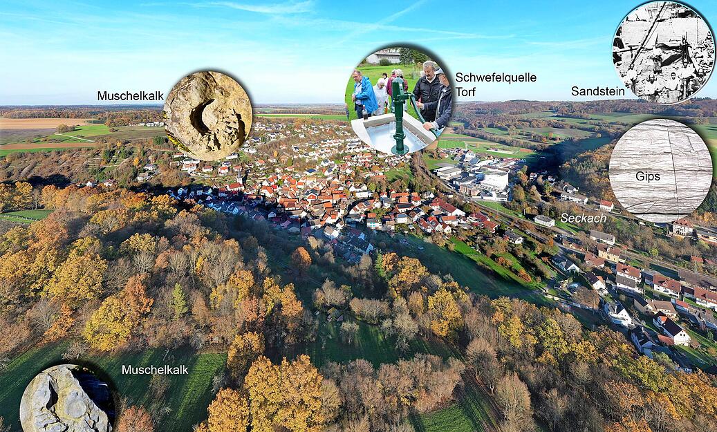 Über der Erde hat Roigheim eine reizvolle Landschaft zu bieten, unter der Erde eine hoch interessante Geologie.
Grafik: Rudolf Landauer