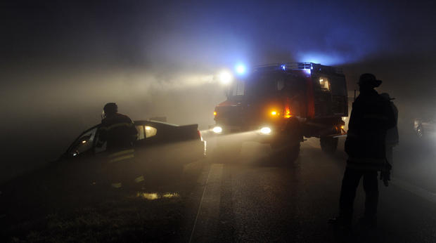 Zwei Tote bei Massenkarambolage nahe Freiburg