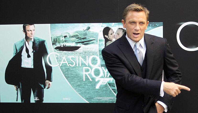 «Casino Royale» mit Daniel Craig als James Bond kam erst 2006 in die Kinos.