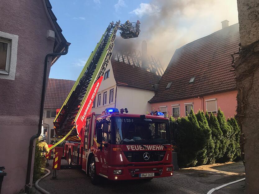 Brand in Lauffen
