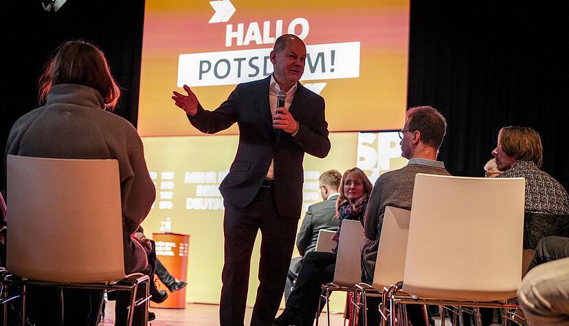 Scholz m&ouml;chte beim Gewinn eines Direktmandats im Bundestag bleiben - auch wenn er nicht mehr Kanzler ist.