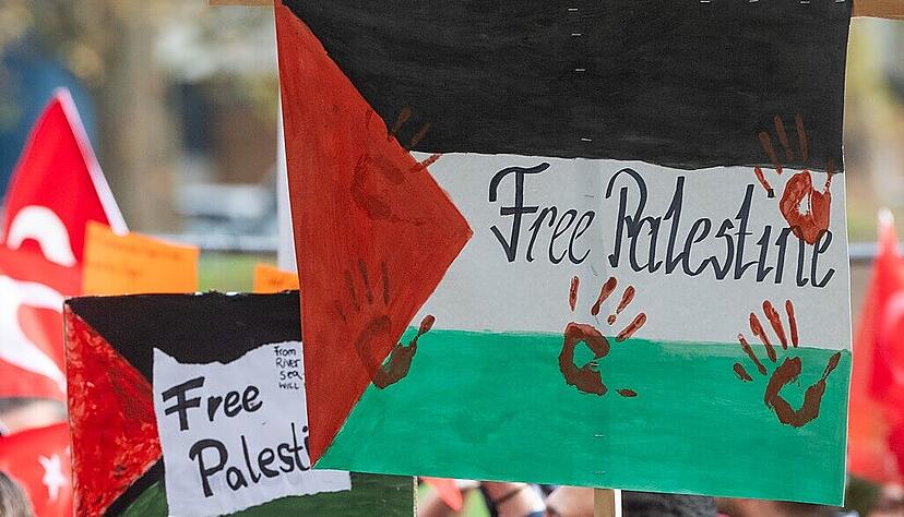 Auch in Heilbronn gab es Ende Oktober eine propalästinensische Versammlung. Auch in Heilbronn gab es Ende Oktober eine propalästinensische Versammlung.