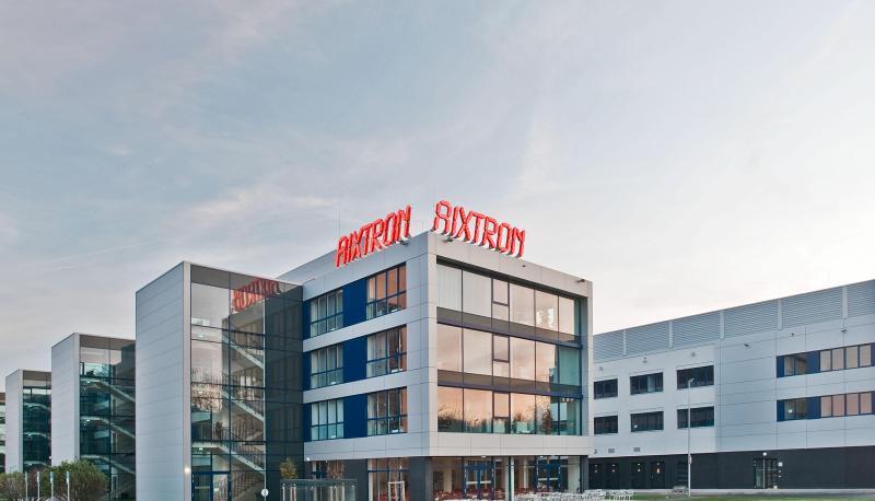 Die Konzernzentrale des Maschinenbauunternehmens Aixtron SE in Herzogenrath. Foto Aixtron Foto: aixtron