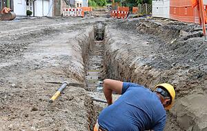 Job mit Tiefgang: Trotz Technik wird noch mächtig der Pickel geschwungen Job mit Tiefgang: Trotz Technik wird noch mächtig der Pickel geschwungen