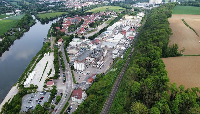 Der Chemiekonzern Solvay in Bad Wimpfen soll viel mehr sch&auml;dliche Treibhausgase in die Atmosph&auml;re abgeben als angegeben.
Foto: Solvay