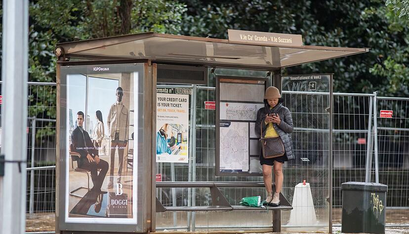 Der Fluss Seveso war im Oktober 2023 in Mailand über die Ufer getreten und überschwemmte die Stadt. Der Fluss Seveso war im Oktober 2023 in Mailand über die Ufer getreten und überschwemmte die Stadt.