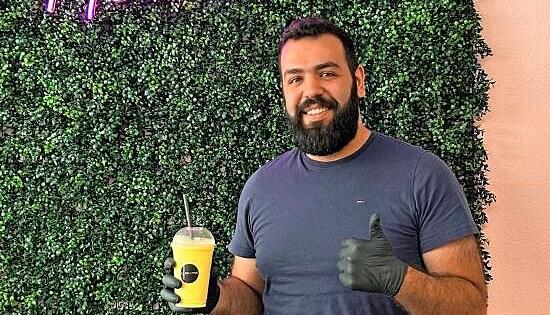 George Alkhouri ist einer der Betreiber des Smoothie-House.