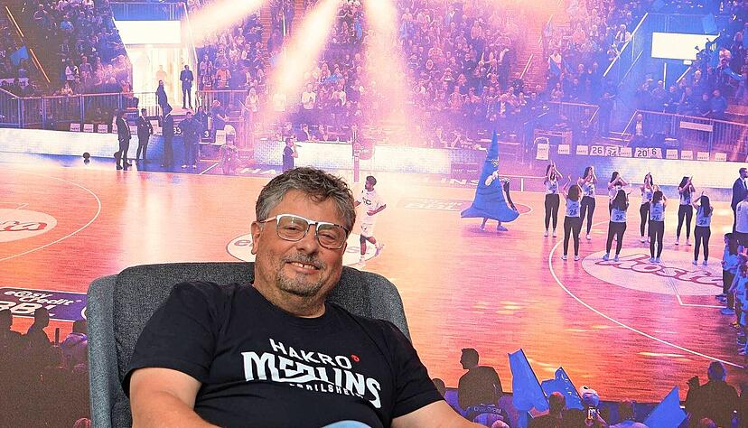 Martin Romig, Gesch&auml;ftsf&uuml;hrer der Hakro Merlins Crailsheim betrachtet den Basketball-Zweitligsten wie ein kleines Unternehmen. Es brauche Ideen und Kreativit&auml;t, um einen Club nach vorne zu bringen.