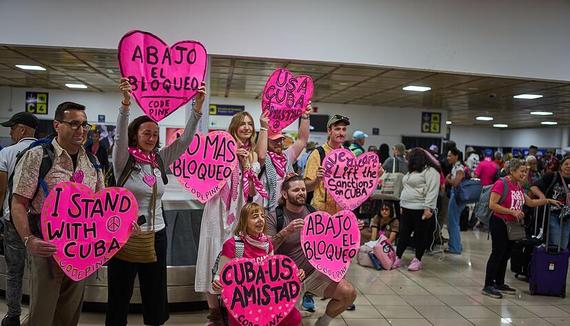 Aktivisten aus mehreren Ländern sind in Havanna bereits eingetroffen. Aktivisten aus mehreren Ländern sind in Havanna bereits eingetroffen.