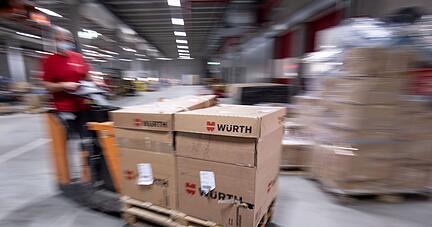 Noch sp&uuml;ren Unternehmen wie W&uuml;rth die Auswirkungen der Krise nicht. Das kann sich &auml;ndern, wenn sich die Situation zuspitzt.
Foto: dpa