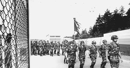 Fort Redleg auf der Waldheide wurde 1990 geräumt.
 Foto: Archiv/Eisenmenger