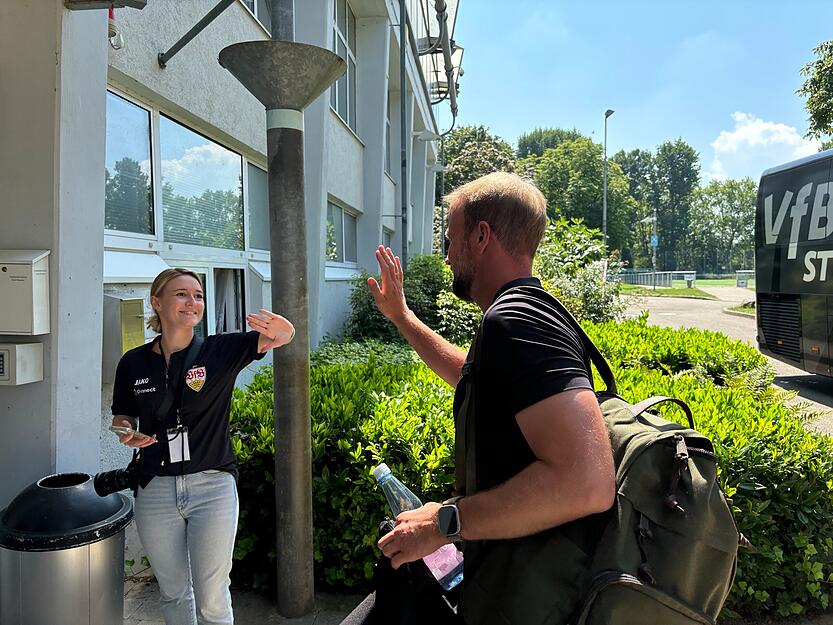 An diesem Spieltag kann es in Baden-Württemberg bis zu 35 Grad heiß werden – erschwerte Bedingungen also für die Spieler vom VfB und ihre Gegner.