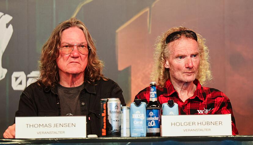 Die Veranstalter Thomas Jensen (links) und Holger H&uuml;bner sind zufrieden mit dem Festival.