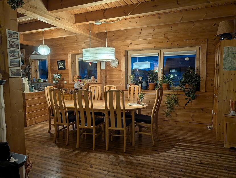 Auch im Inneren ist alles aus nordischer Kiefer.