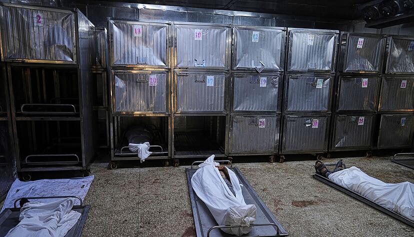 Aus dem Gazastreifen hat es erneut Berichte über Dutzende Tote gegeben. Aus dem Gazastreifen hat es erneut Berichte über Dutzende Tote gegeben.