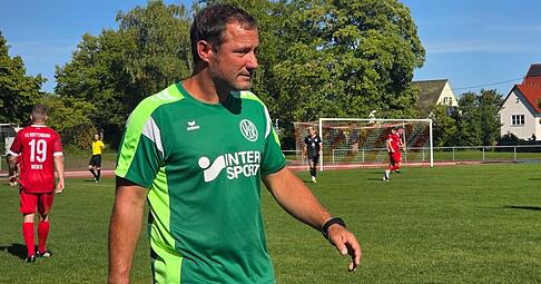 Trainer Markus Lang hat der Auftritt seines VfR Heilbronn in Rottenburg sichtlich zugesetzt.