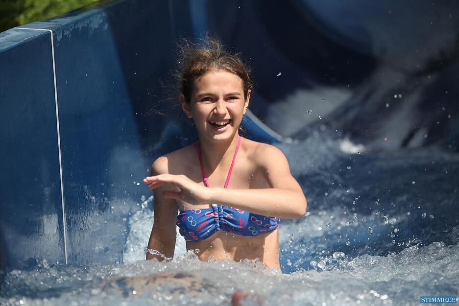 Freibad Bad Friedrichshall-Jagstfeld, Hitze 2015