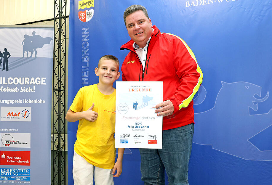 In Künzelsau wird der Zivilcouragepreis verliehen In Künzelsau wird der Zivilcouragepreis verliehen