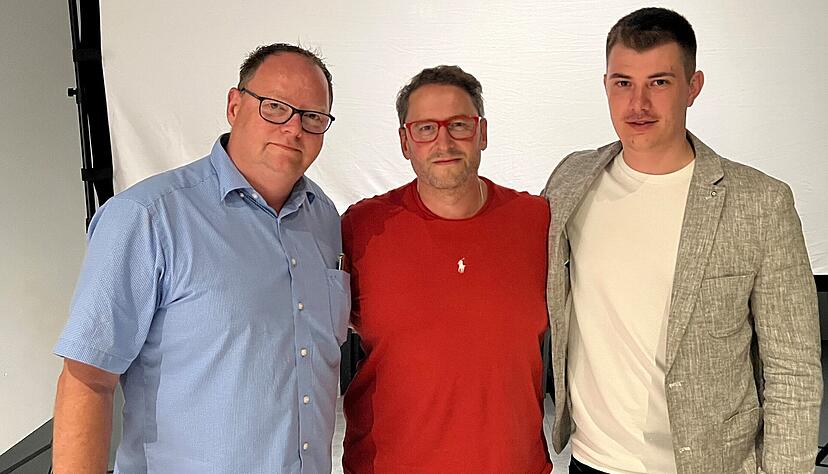 Der neue Vorstand des Heilbronner EC Eisb&auml;ren e.V.: Rainer Scholl, Kai Sellers, Jan Hey (von links).