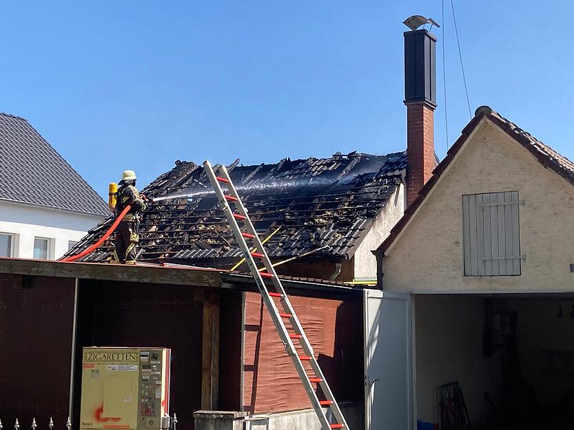Brand in Untereisesheim