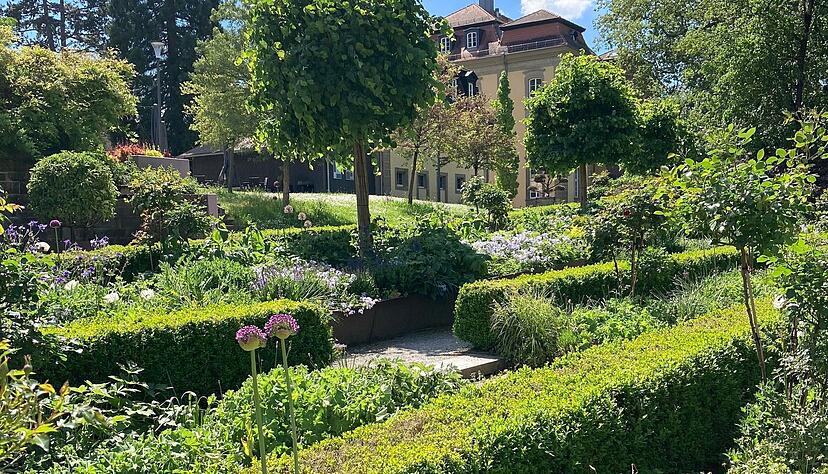 In &Ouml;hringen gr&uuml;nt der Hofgarten noch neun Jahre nach der Landesgartenschau 2016. Die Bauvorhaben im Zuge des Gro&szlig;projekts sollen Mehrwerte bringen f&uuml;r Jahrzehnte.