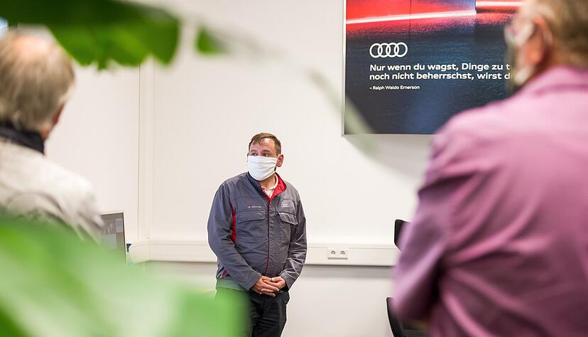 Ein Foto vom Stimme-Lesersommer vergangene Woche, als die erweiterte Maskenpflicht galt.