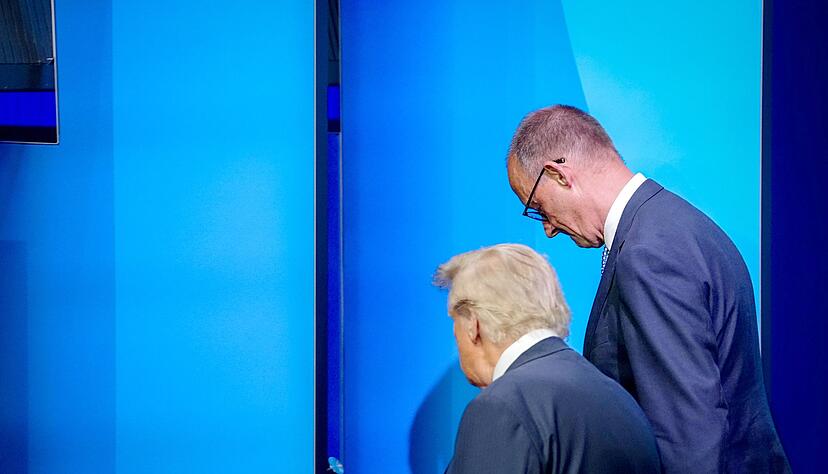 Merz will erst mit Trump und dessen Vize JD Vance sprechen. (Archivbild)