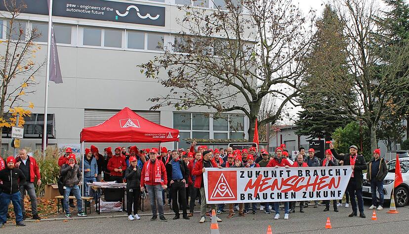 Die Besch&auml;ftigten der Audi-Tochter PSW haben bereits mehrfach gegen die geplante Standortschlie&szlig;ung in Neckarsulm protestiert.
