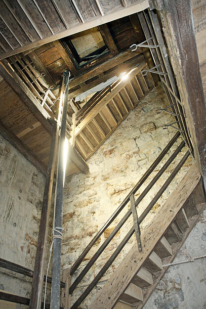 Schulung der Gästeführer mit Exklusivführung durch Architekt Schädel durch den Blauen Turm in Bad Wimpfen Schulung der Gästeführer mit Exklusivführung durch Architekt Schädel durch den Blauen Turm in Bad Wimpfen