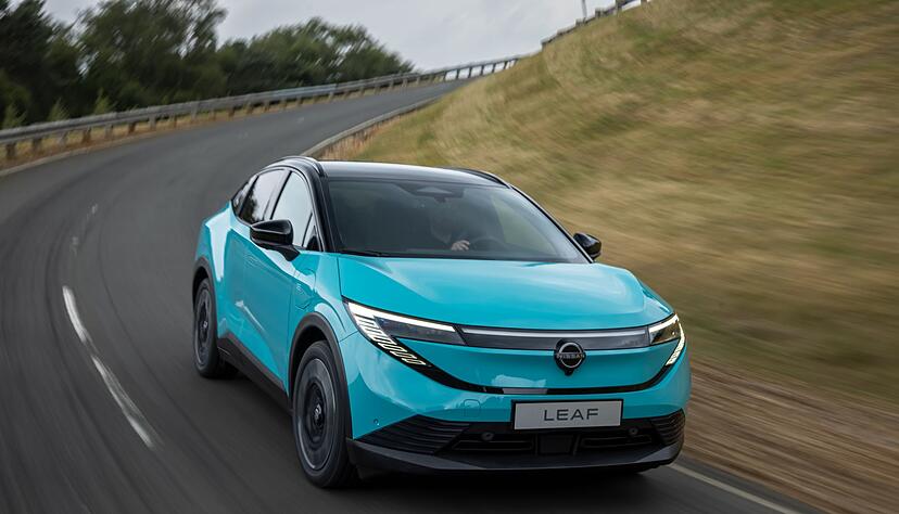 Der Nissan Leaf kehrt im Frühjahr 2026 als Crossover-Coupé zurück. Der Nissan Leaf kehrt im Frühjahr 2026 als Crossover-Coupé zurück.