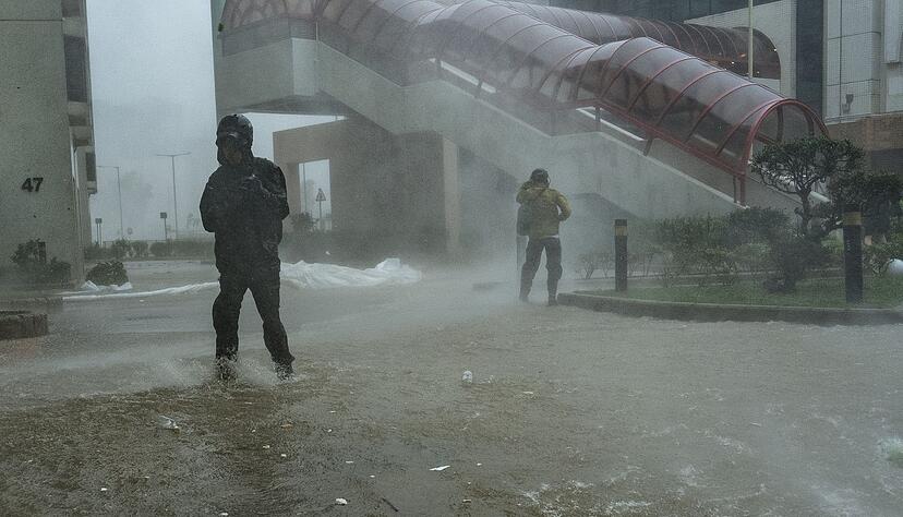 &laquo;Ragasa&raquo; brachte heftigen Regen in die betoffenen Gebiete.